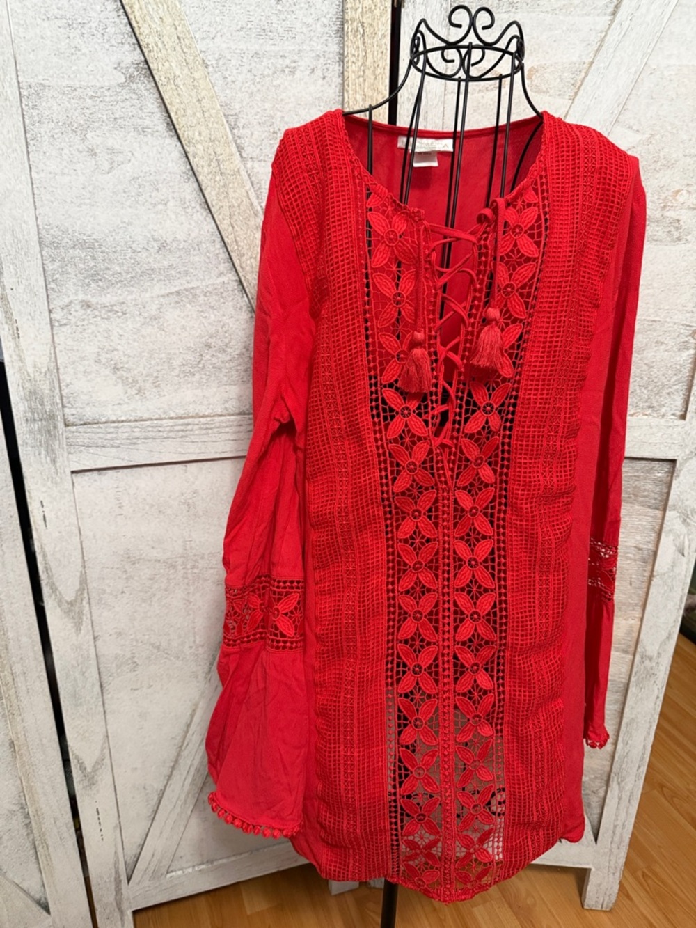La Blanca Red Beachy Cover-Up